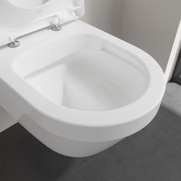 Villeroy&Boch Architectura Комплект Унитаз-подвесной 37х53х33см., сиденье с функцией QuickRelease, Softclose, цвет: альпийский белый