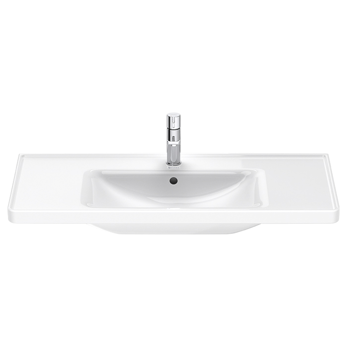 Duravit D-Neo Раковина 100.5х48см., накладная, с переливом, 1 отв., цвет: белый