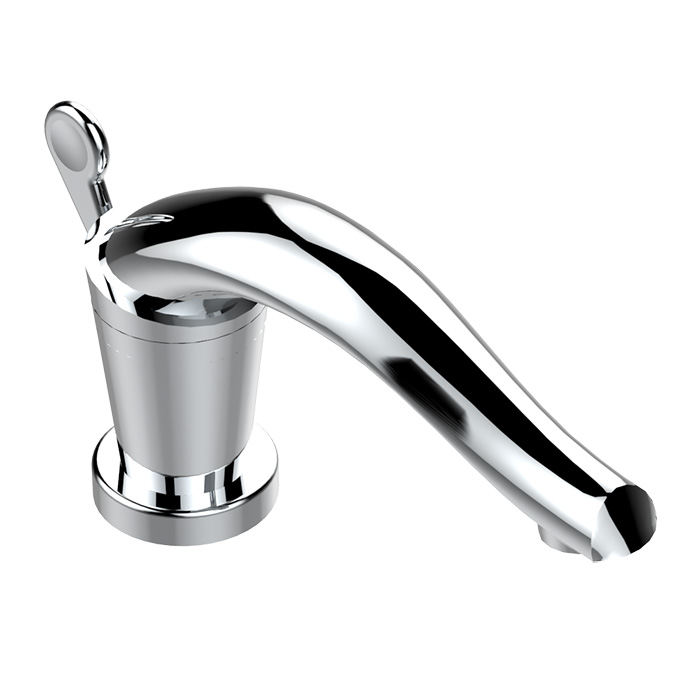 THG Bagatelle metal Смеситель для раковины на 1 отверстие, с донным клапаном, цвет: хром