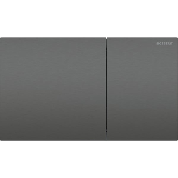 Geberit Sigma70 Клавиша для двойного смыва, квадратная: Хромированный черный