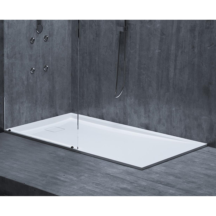 Salini Capri Поддон 150х80х8cм, с сифоном, S-Sense, цвет: белый матовый