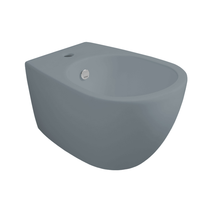 Simas Vignoni биде подвесное 56x36.5см, с 1 отв., цвет: cemento matt