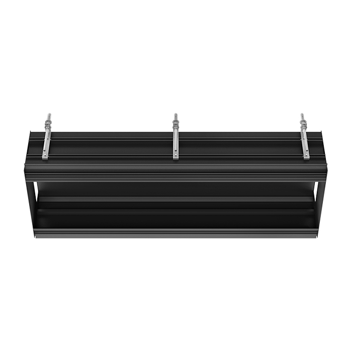 Gessi Binario Профиль линейный 1090 мм, без подготовки под модули, цвет: Black XL