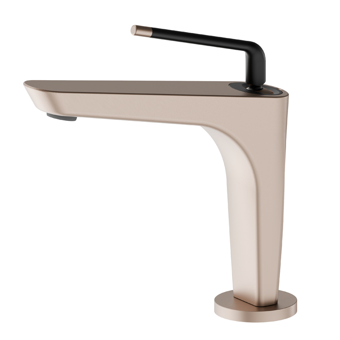 Newform O'Rama Смеситель для раковины, 1 отв., цвет: copper satin