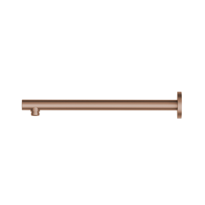 Newform Head Showers Душевой кронштейн 35см, настенный, закругленный, цвет: PVD brushed copper bronze