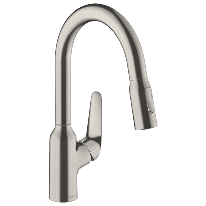 Hansgrohe Focus Смеситель для раковины, на 1 отв., цвет: сталь