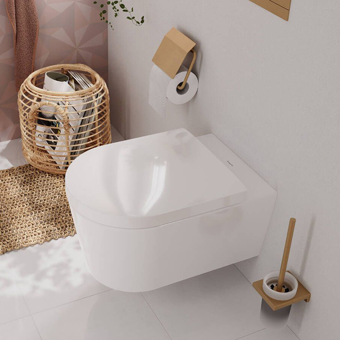 Hansgrohe EluPura Original S Сиденье для унитаза, с микролифтом, с верхним креплением, цвет: белый