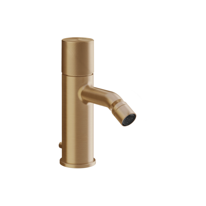 Gessi Habito Diamantato Смеситель для биде, 1 отв., с донным клапаном, цвет: Warm Bronze Brushed PVD