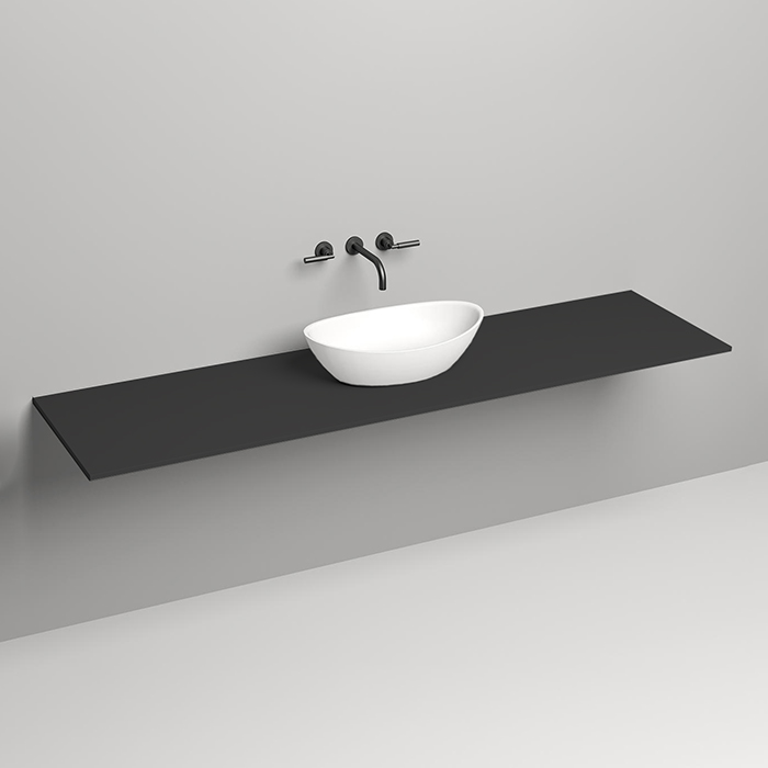 Salini Столешница 200х50х1.5 cм, из материалв S-Stone, цвет: RAL 9011