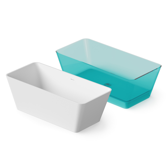 Dea Design Modern Ванна 170х78х58см., отдельностоящая, Solid Surface, цвет: White №18