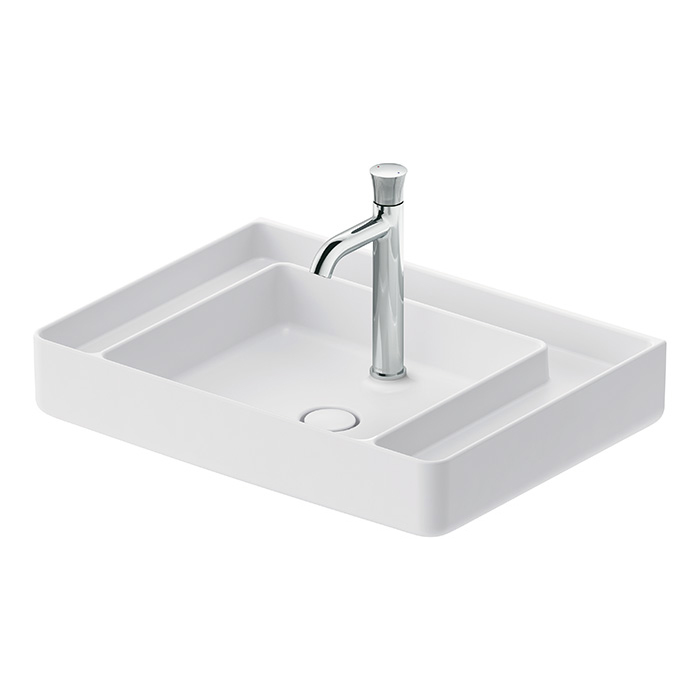 Duravit Bento Starck Box Раковина подвесная 65х48см, с 1 отв., HygieneGlaze, цвет: белый глянцевый