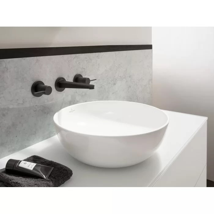 Villeroy&Boch Artis Раковина 43х43х12.5см., накладная, без отв., без перелива, TitanCeram, цвет: альпийский белый