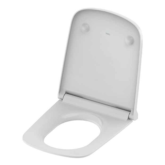 TECEneo Cиденье для унитаза с тонкой крышкой, цвет белый
