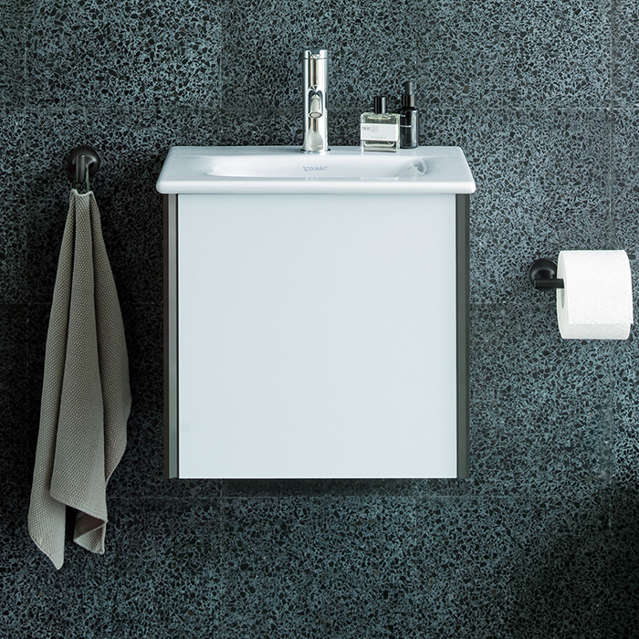 Duravit XViu Тумба подвесная 51x42х39.7см с раковиной, 1 выдвижное отделение, цвет: белый глянцевый