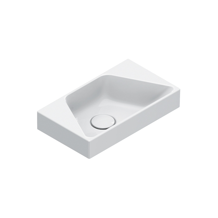 Catalano Comfort Раковина 40x23см, без отв., цвет: белый глянцевый