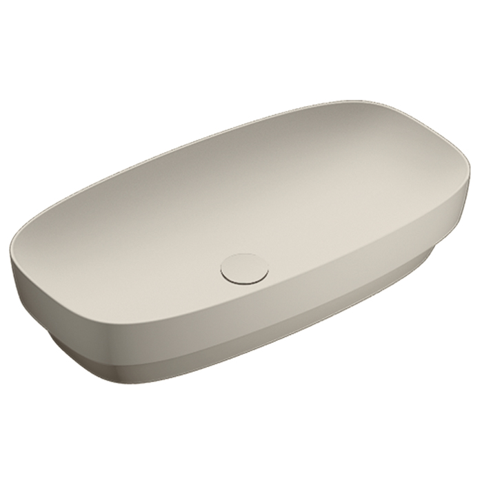 Catalano Alvea Раковина 75x40см встраиваемая, без отв., цвет: Sabbia Satinato