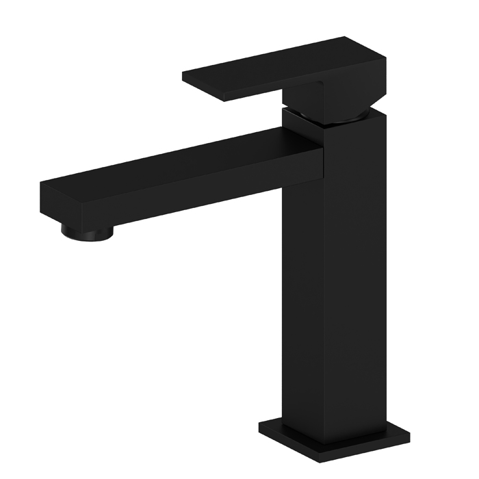Newform Ergo Q Смеситель для раковины, 1 отв., цвет: черный матовый
