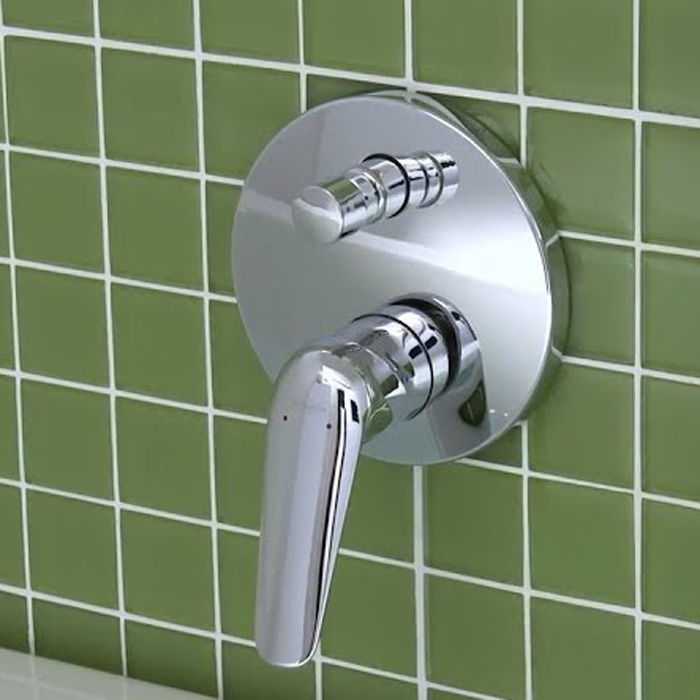 Hansgrohe Novus Однорычажный смеситель для ванны, скрытый монтаж, внешняя часть, цвет: хром