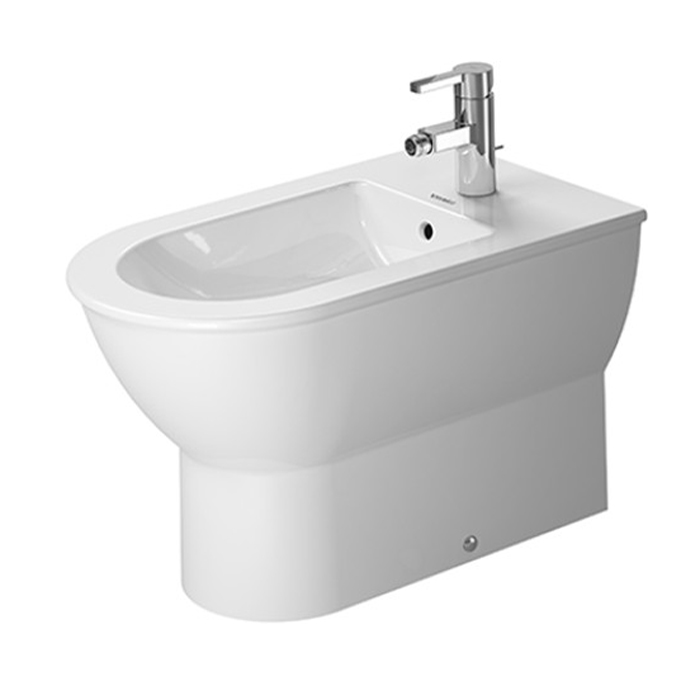 Duravit Darling New Биде напольное с перел., с 1 отв. под смес., включая крепление, 37x63см, Цвет: Белый