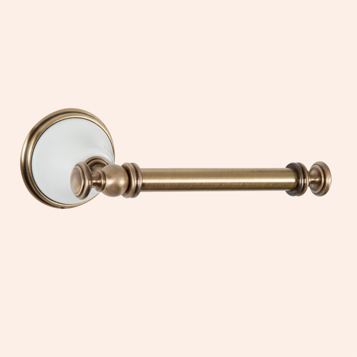 TW Harmony 019, держатель для т/б, подвесной, цвет: белый/бронза