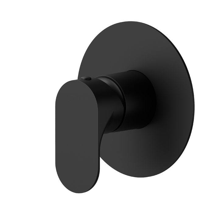 Newform Linfa II Смеситель для раковины, встраиваемый, внешняя часть, цвет: черный матовый