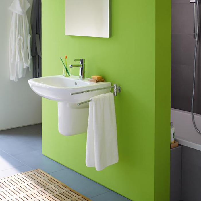 Duravit D-Code Полупьедестал для раковины, цвет: белый