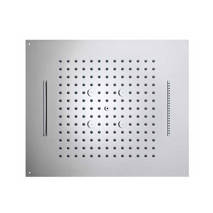 Bossini Dream Верхний душ 57x47см, 4 режима (дождь, каскад, водопад туман), потолочный, цвет: хром