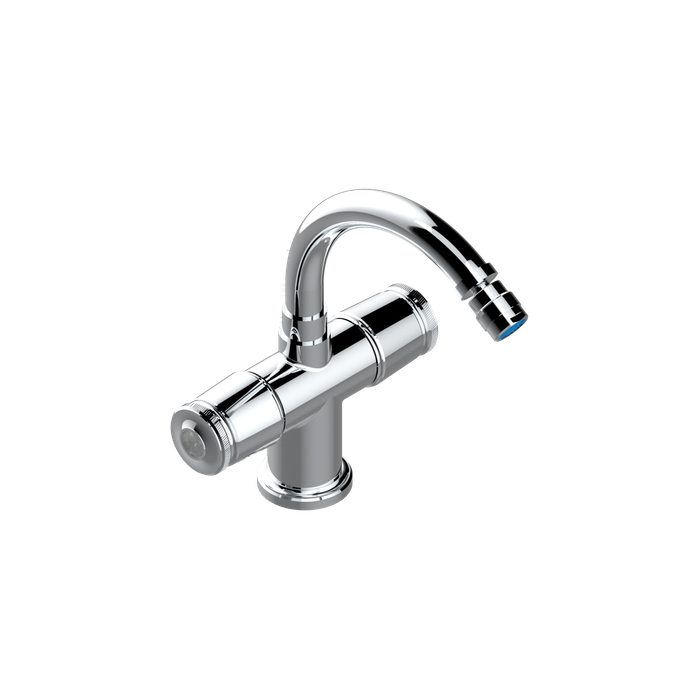 THG CORVAIR FIOR DI BOSCO Смеситель для биде на 1 отверстие, 2-х вентильный, с донным клапаном, цвет: хром