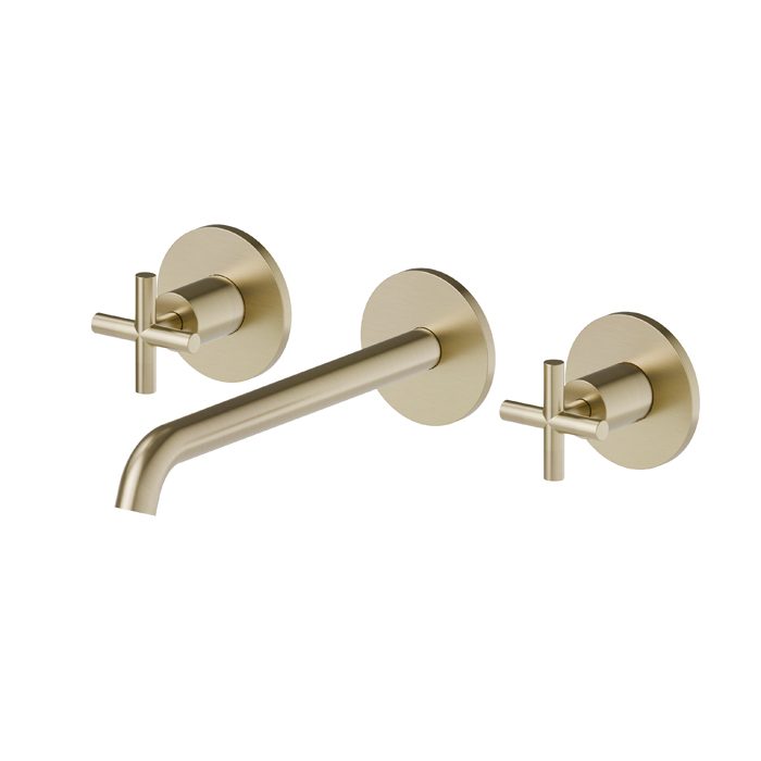 Newform Blink Смесителя для раковины, встраиваемый, цвет: PVD Br. Pale Gold