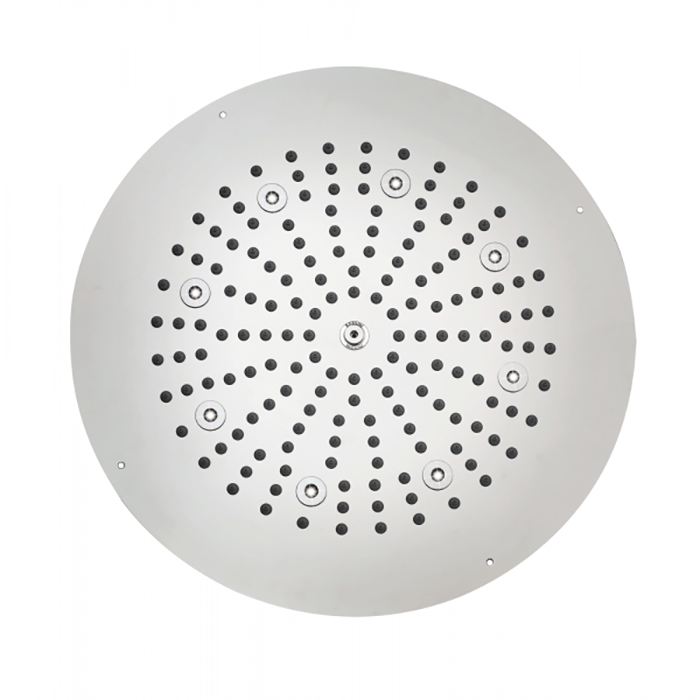 BOSSINI DREAM-OKI Верхний душ Ø 470 мм, с 8 LED  RGB, блок питания/управления, Cromoterapia, гибкая подводка,, цвет: хром