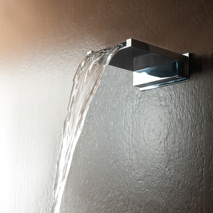 Bossini Cascata XL Излив для ванной или душа, каскадная струя, латунь, 1/2, цвет: хром