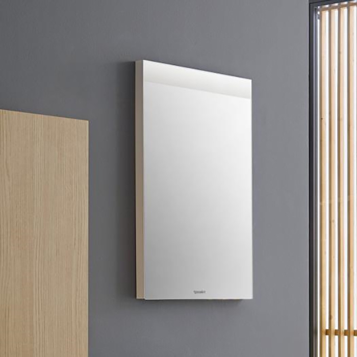 Duravit Зеркало 40x3.5x70см., подвесное, цвет: белый матовый
