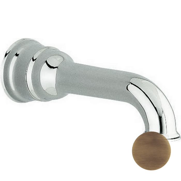 CISAL Излив настенный 220 мм для ванны, цвет: бронза