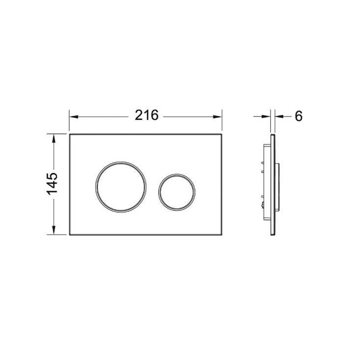 TECE Комплект TECEbase 3.0 c кронштейнами, звукоизоляцией, панелью смыва TECEloop, цвет: хром глянцевый