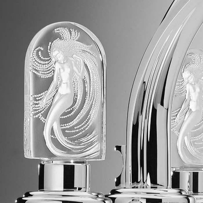 THG Naïade Смеситель для раковины, 3 отв., цвет: хром/прозрачный хрусталь