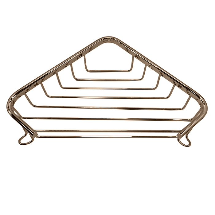 TW Harmony 534, подвесная полочка-решетка угловая 18x18xh4, цвет: бронза