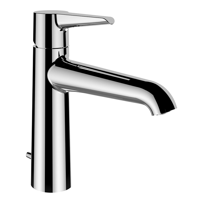 Laufen VAL смеситель для раковины, излив 140 мм, Eco+, с донным клапаном,цвет:  хром