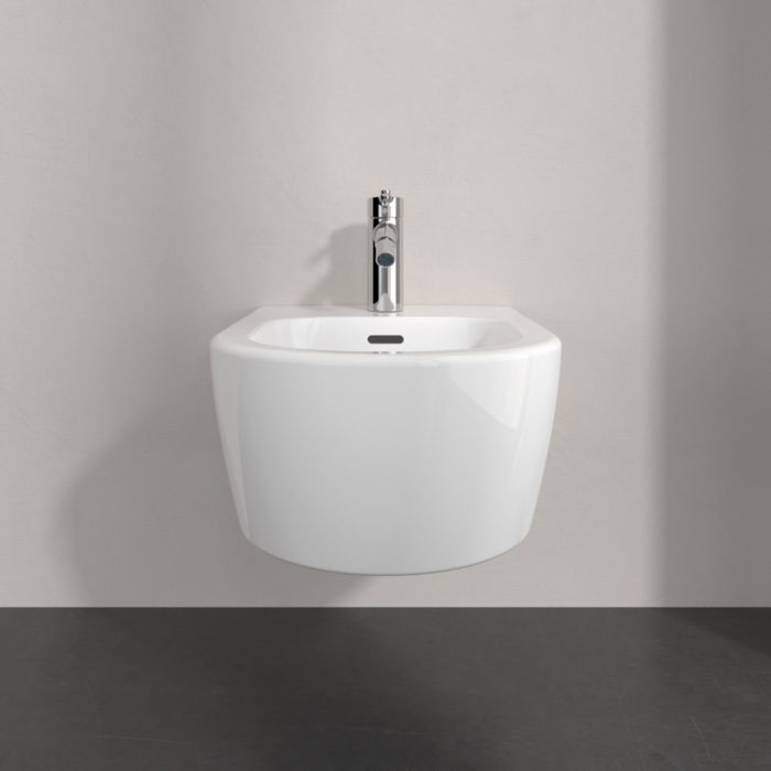 Villeroy&Boch Skyla Биде подвесное 37x53см, с 1 отв., цвет: альпийский белый