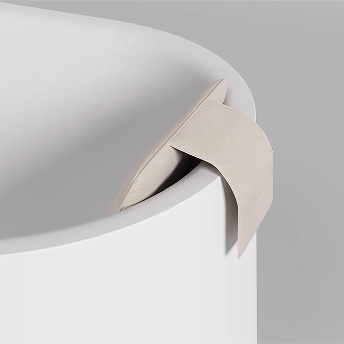 Salini Подушка для ванны 49.5x35.5x7cм , цвет: Beige