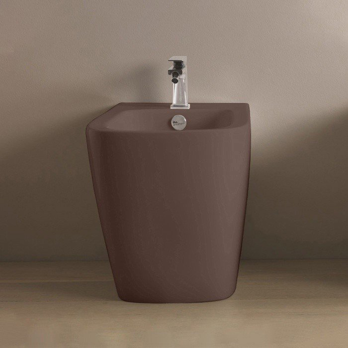 Artceram A16 Биде напольное 36х52 см, 1 отверстие, цвет: tortora