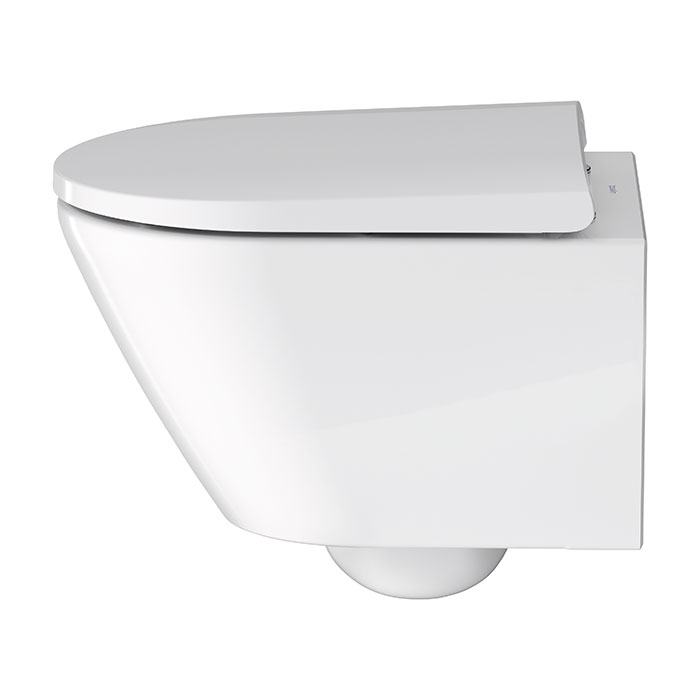 Duravit D-Neo Унитаз подвесной 48х37см, безободковый, сиденье микролифт, цвет: белый