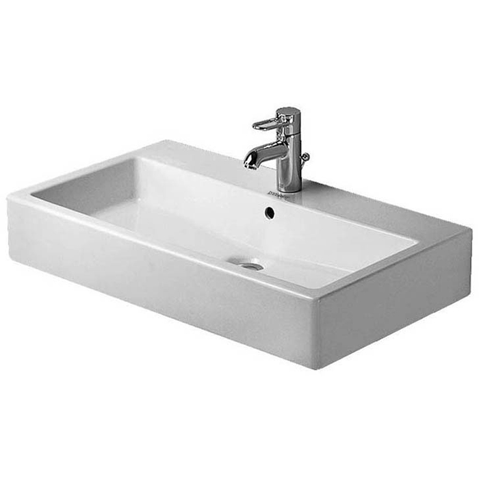 Duravit Vero Раковина 80х47 см, 1 отв., с переливом, цвет: белый