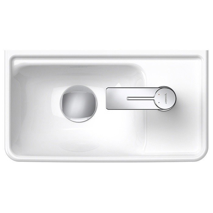 Duravit D-Neo Раковина подвесная, 40см., без перелива, с 1 отв., dx, цвет: белый