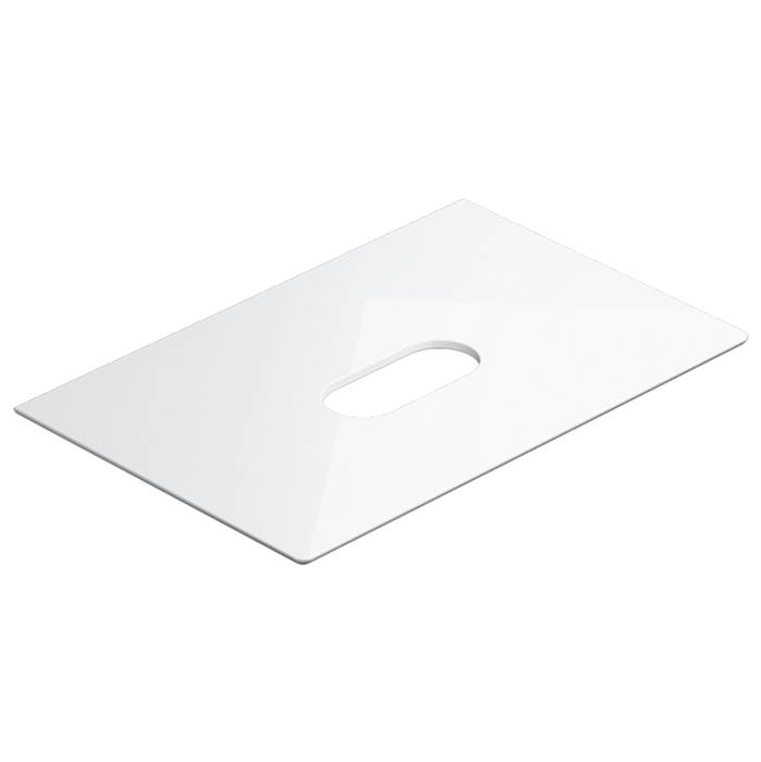 Catalano Столешница керамическая 75x50см, с отверстием , цвет: белый глянцевый