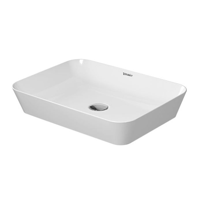 Duravit Cape Cod Раковина 55х40см, без отв., квадратная, цвет: белый