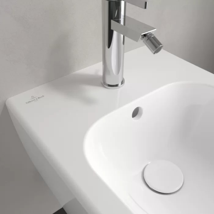 Villeroy&Boch Avento Биде подвесное 37x53см, с 1 отв., цвет: альпийский белый	