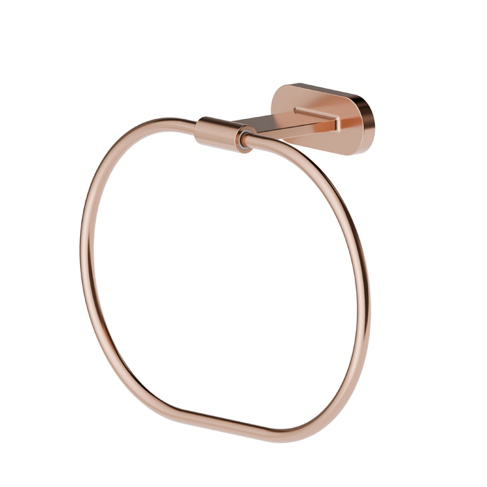 Newform Accessori tondi Полотенцедержатель кольцо, цвет: PVD copper bronze