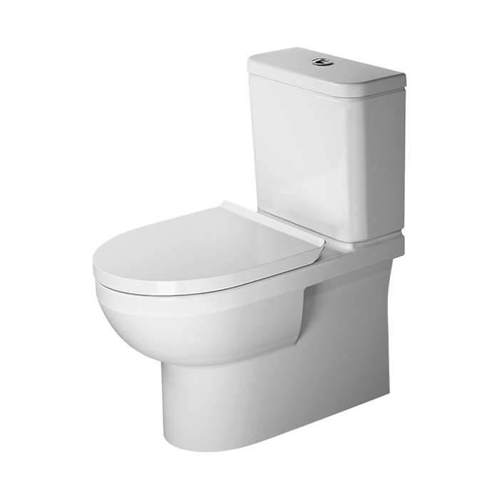 Duravit DuraStyle basic Унитаз-моноблок 36.5х65см., безободковый, слив универсальный, подключение справа/слева, цвет: белый 