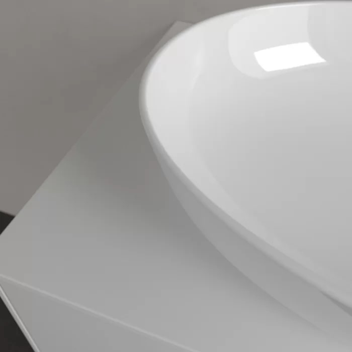 Villeroy&Boch Artis Раковина 61х42х12.5см., накладная, без отв., без перелива, TitanCeram, цвет: альпийский белый