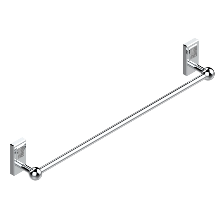 THG Métropolis à manettes cristal clair Полотенцедержатель 60см, подвесной, цвет: хром/прозрачный хрусталь